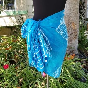 Ocean Blue fun beach scarf/wrap